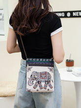 Load image into Gallery viewer, Women&#39;s Crossbody Shoulder Bag Canvas Bag Thai Ethnic Style Embroidery Cute Fashion Lady&#39;s Mobile Phone Bag Shoulder Bag