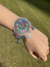 Load image into Gallery viewer, Forehead Ornament Tibetan Costume Antique Minority Exotic Headdress Forehead Ornament Hearwear Hair Ornament Bracelet and Earrings
