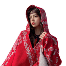 Load image into Gallery viewer, The New Dual-purpose Tibetan  and National Style  Scarf In Autumn and Winter.