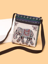 Load image into Gallery viewer, Women&#39;s Crossbody Shoulder Bag Canvas Bag Thai Ethnic Style Embroidery Cute Fashion Lady&#39;s Mobile Phone Bag Shoulder Bag