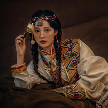 Load image into Gallery viewer, Tibetan style retro ethnic style forehead decoration exotic style forehead chain.headwear