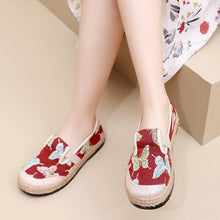 Load image into Gallery viewer, Single shoe women's retro trend flat casual old Beijing women's shoes lazy one foot fisherman shoes