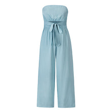 Load image into Gallery viewer, Casual fashion suit sexy backless slim jumpsuit