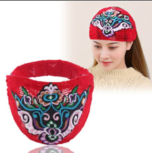 Load image into Gallery viewer, Women&#39;s fashion trends in hairband ethnic headdress embroidered hair accessories