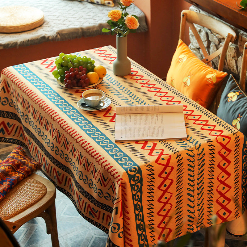 Tablecloth Bohemian ethnic style coffee tablecloth