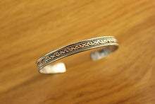 Load image into Gallery viewer, Open Fashion Bracelet Three Color Copper Tibetan Bonded Women&#39;s vintage Style bracelet