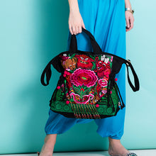 Load image into Gallery viewer, Original Ethnic Style, Retro, National Fashion, National Style, Embroidered Single Shoulder Messenger Bag, Travel Leisure Handbag, Canvas Bag