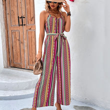 Load image into Gallery viewer, Women's sexy striped resort-style casual slipper