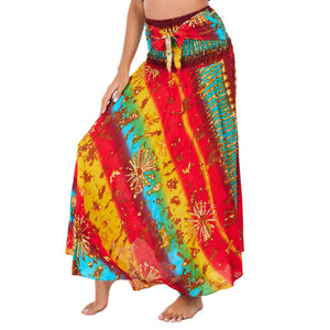 New Leisure Big Hem Skirt Belly Dance Half Skirt Holiday Skirt