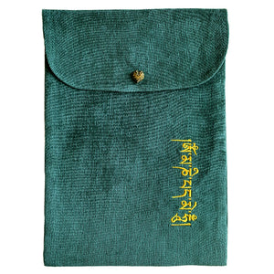 Small brocade bag with the six-character mantra small storage bag