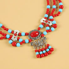 Load image into Gallery viewer, Tibetan style retro ethnic style forehead decoration exotic style forehead chain.headwear
