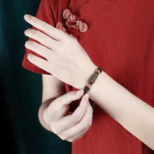 Load image into Gallery viewer, Dragon Knot Hand woven Bracelet Bohemian Women&#39;s Vintage Brass Ethnic Hand Rope Bracelet
