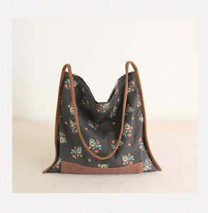 Cloth bag ethnic style women's bag commuting one-shoulder canvas bag vintage Chinese style cloth bag bag woman