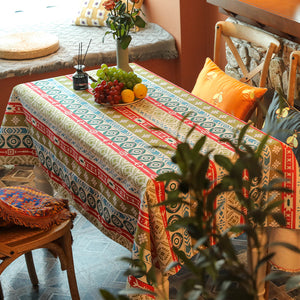 Tablecloth Bohemian ethnic style coffee tablecloth