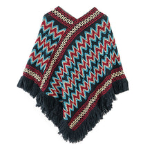 Load image into Gallery viewer, Warmth in autumn and winter, the head shawl of the river loop wears the national custom Su sweater in the sky, and the ancient folk wind blows the opposite side