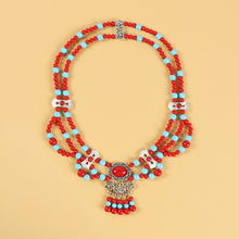 Load image into Gallery viewer, Tibetan style retro ethnic style forehead decoration exotic style forehead chain.headwear