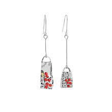 Load image into Gallery viewer, Retro Style New Asia Style Geometric Sculpture Coral Earrings National Tide Temperament Earrings