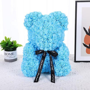 Everlasting Flower Christmas Birthday Gift Creative Foam Soap Flower Rose Flower Bear