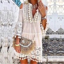Load image into Gallery viewer, Spring and Summer New 7 Colors Boho Dress Ladies Fashion Sweet Lady Dress Plus Size S-5XL