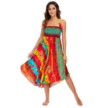 Load image into Gallery viewer, New Leisure Big Hem Skirt Belly Dance Half Skirt Holiday Skirt