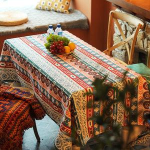 Tablecloth Bohemian ethnic style coffee tablecloth