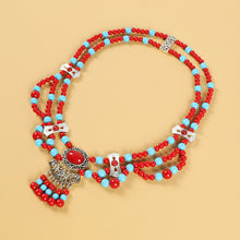Load image into Gallery viewer, Tibetan style retro ethnic style forehead decoration exotic style forehead chain.headwear