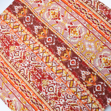 Load image into Gallery viewer, Ethnic style print silk scarf satin simple ladies long scarf spring and summer scarf shawl
