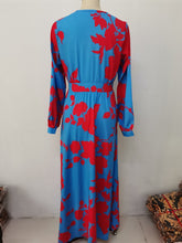 Load image into Gallery viewer, Dress Bohemian Dress Digital Print V Collar Sleeveless Dress