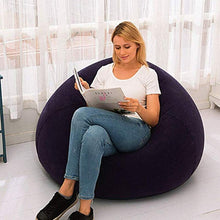 Load image into Gallery viewer, Outdoor Large Lazy Inflatable Sofa Sleeping Chair PVC Lounger Seat Bean Bag Compressible Sofa Pouf Puff Couch Tatami Living Room