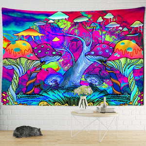 Indian Mandala Tapestry Wall Hanging Bohemian Gypsy Psychedelic Tapiz Witchcraft Tapestry
