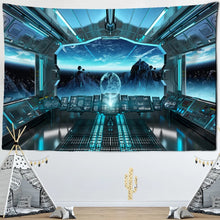 Load image into Gallery viewer, Psychedelic Tapestry Wall Hanging Bohemian Hippie Witchcraft TAPIZ Art Science Fiction Tarot Room Home Decor