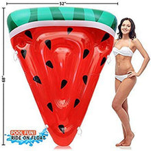 Load image into Gallery viewer, Slice Watermelon inflatable floating drainage supplies floating bed swimming Toy