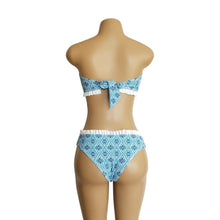 Load image into Gallery viewer, Sexy Lace Bandage Print Bikini Set