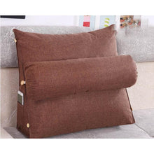 Load image into Gallery viewer, Sofa Cushion Back Pillow Bed Backrest Office Chair Pillow Support Waist Cushion Lounger TV Reading Lumbar Cushion Home Decor