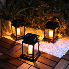 Load image into Gallery viewer, Solar Palace Lantern Lawn Camping Decoration Landscape Courtyard Garden European-style LED Atmosphere Candle Light
