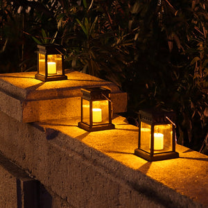 Solar Palace Lantern Lawn Camping Decoration Landscape Courtyard Garden European-style LED Atmosphere Candle Light