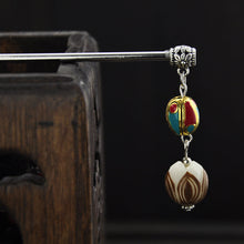 Load image into Gallery viewer, Nepal Retro Transfer Beads Lotus Bodhi Hairpin Shake Hair Fringed National Style Gifts Haripin
