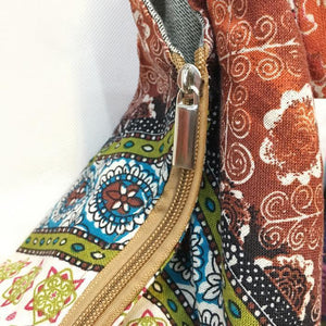 Hippie Floral Print Boho Shoulder Bag