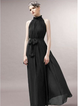 Load image into Gallery viewer, Halter Chiffon Bohemia Maxi Long Party Dress