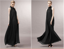 Load image into Gallery viewer, Halter Chiffon Bohemia Maxi Long Party Dress