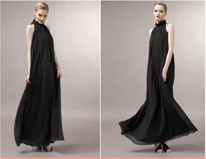 Halter Chiffon Bohemia Maxi Long Party Dress