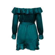 Load image into Gallery viewer, Elegant Off-the-shoulder Belted Slim Sexy Dress