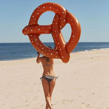 Load image into Gallery viewer, Inflatable bagel floating row adult horse unicorn swim ring beach style beach fashion