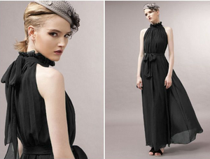 Halter Chiffon Bohemia Maxi Long Party Dress