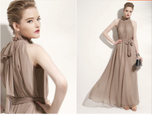 Load image into Gallery viewer, Halter Chiffon Bohemia Maxi Long Party Dress