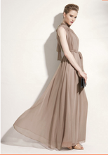Load image into Gallery viewer, Halter Chiffon Bohemia Maxi Long Party Dress