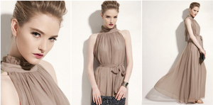 Halter Chiffon Bohemia Maxi Long Party Dress