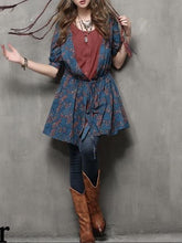 Load image into Gallery viewer, Autumn Long-sleeved Cardigan Vintage Cotton-striped Large-sleeve Shirt