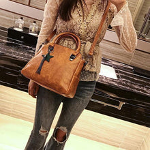 Load image into Gallery viewer, Elegant PU Leather Handbag Star Decorational Shoulder Bags Crossbody Bags For Women