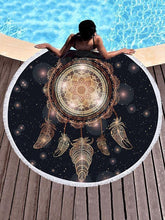 Load image into Gallery viewer, Dreamcatcher Circle Tasseled Beach Mat